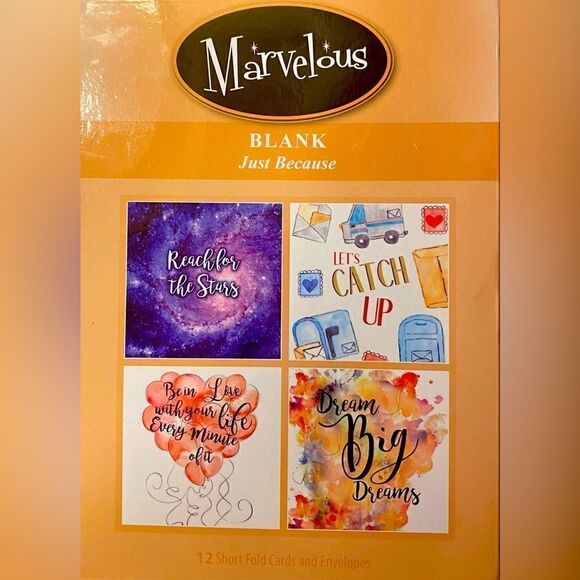 Other - ❌SOLD❌Greeting Cards Four Different Types 12 Pack